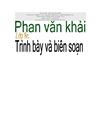 Giao an sinh hoc 8 phan khai