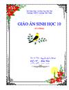 Giáo án Sinh 10 Đầy đủ 1