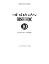 Thiết kế bài giảng Sinh học 10 nâng cao Tập 2