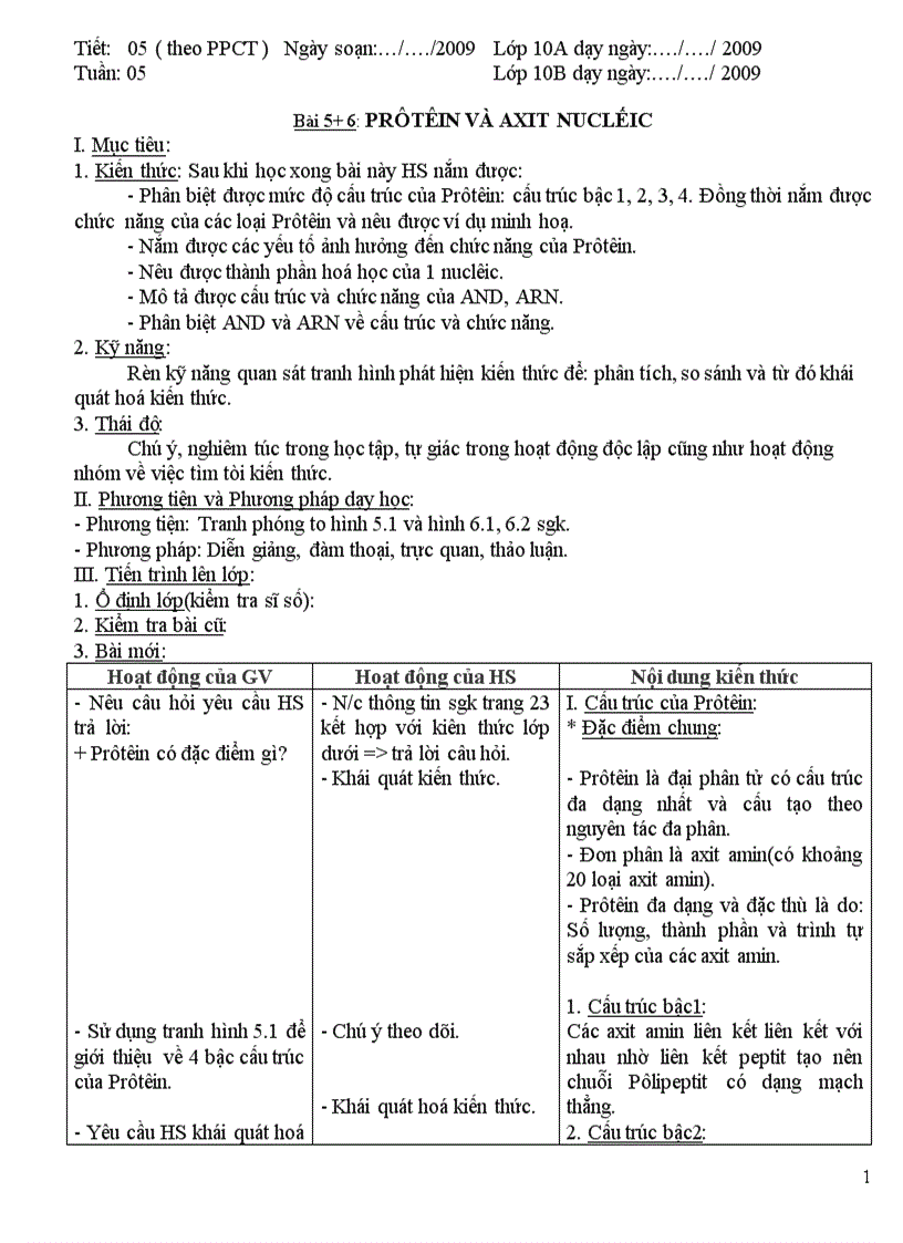 SINH 10 CBAN 3cot