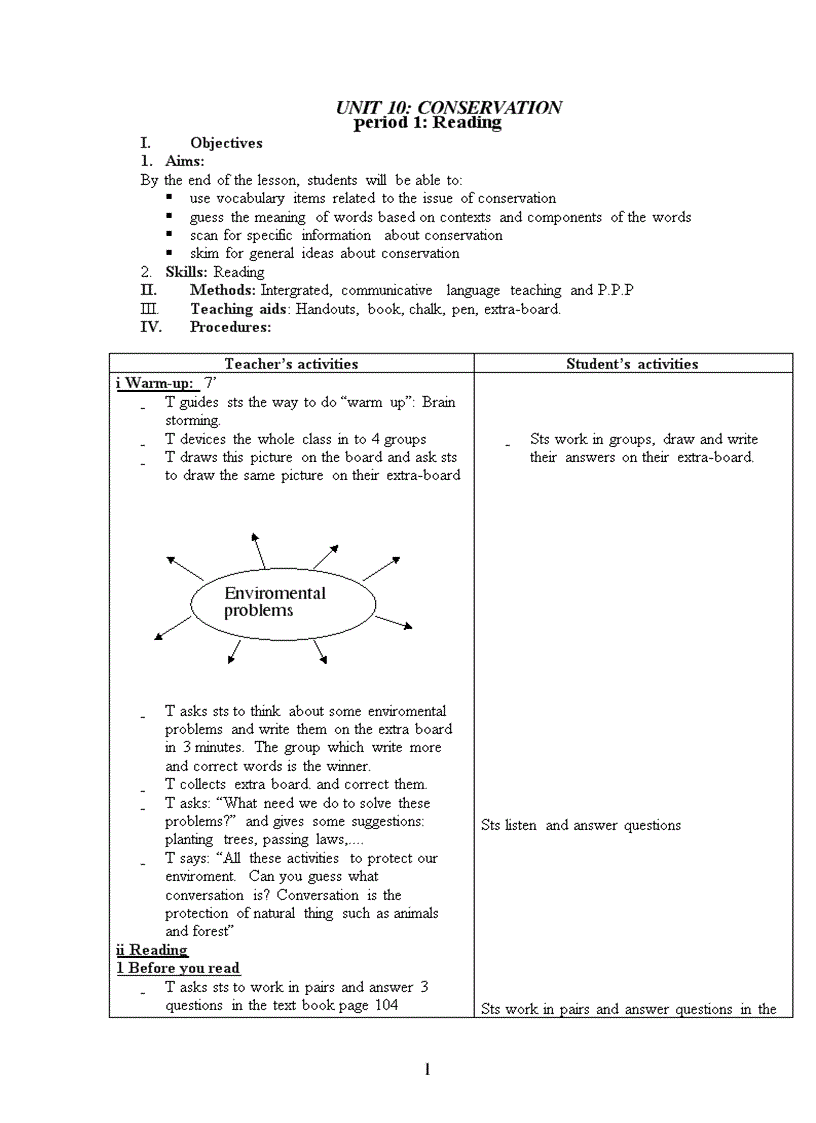 Unit 10 E 10 Reading