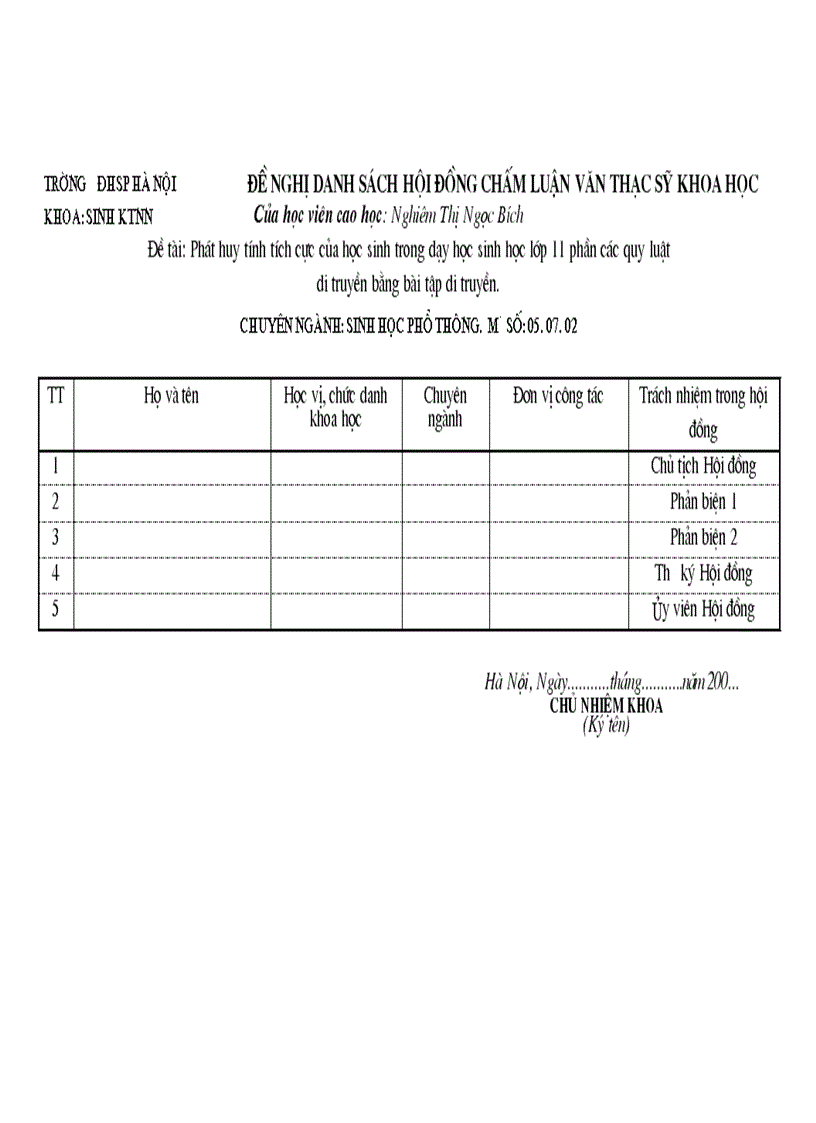 Sinh học hay hay