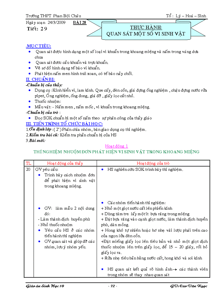 Thuc hanh quan sat vi sinh vat