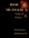 Bệnh lí Thận bành quang