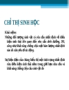 Chỉ thị sinh học