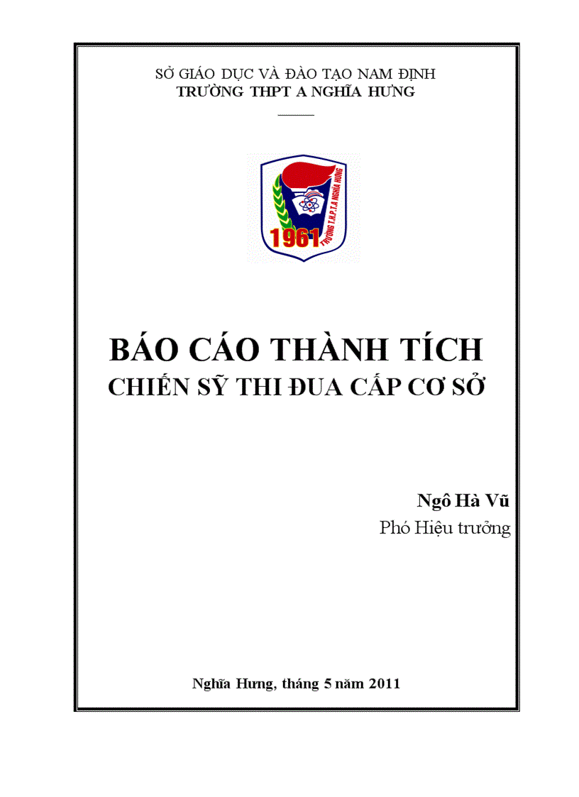 Bia bao cao thanh tich chien sy thi dua nam hoc 2010 2011