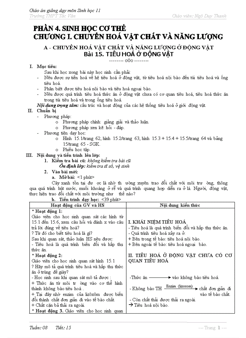 Bai15 tieu hoa o dong vat doc