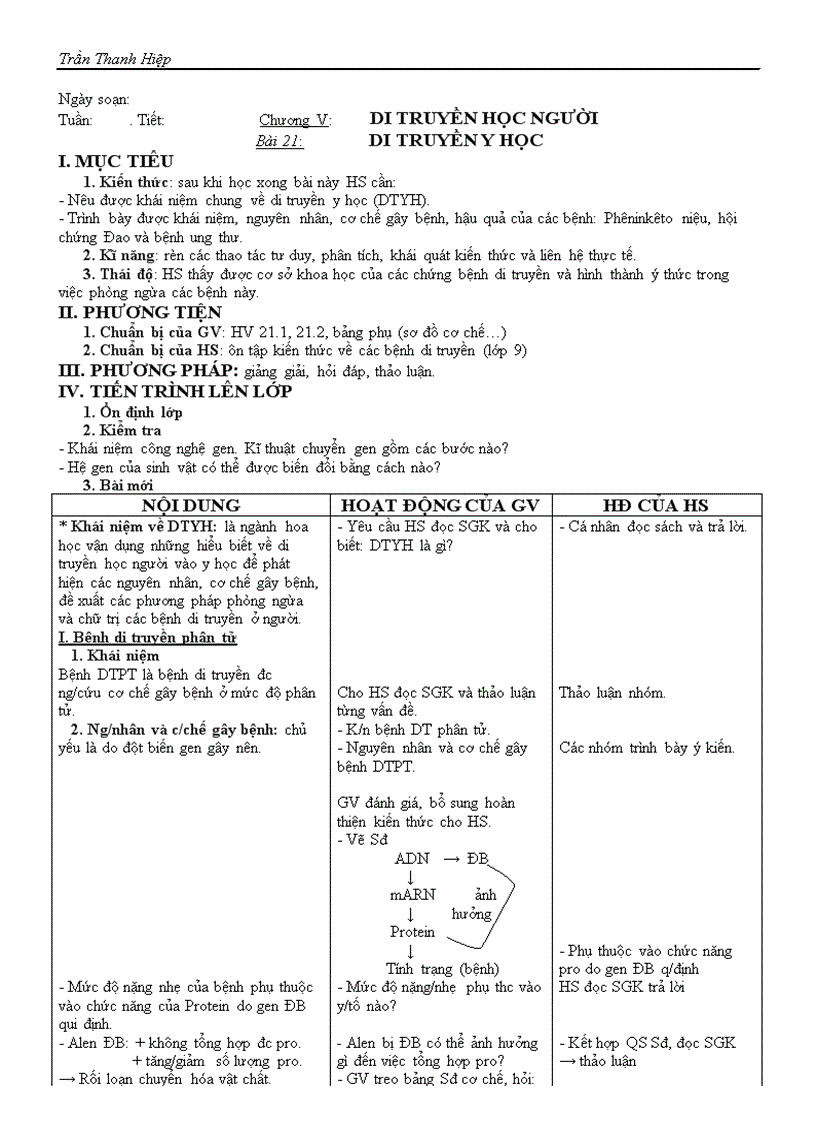 Sinh 12CB Bai 21