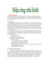 Hiệu ứng nhà kính bản word