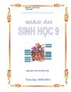 8 mẫu bìa giáo án Sinh học mới