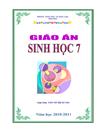 8 mẫu bìa giáo án Sinh học mới