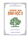 8 mẫu bìa giáo án Sinh học mới