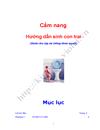 Cẩm nang hướng dẫn sinh con trai