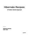 Hibernate Recipes A Problem Solution Approach