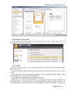 Thao tác cơ bản sử dụng Word 2007