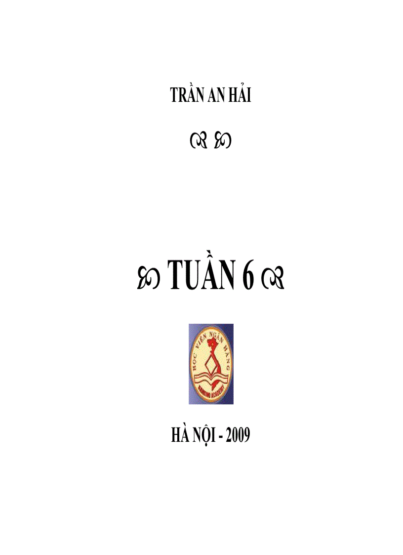 Giáo án Xác suất thống kê 2 thầy Trần An Hải cực chất