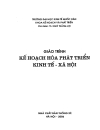 Giáo Trình Kế Hoạch Hóa Phát Triển Kinh Tế Xã Hội