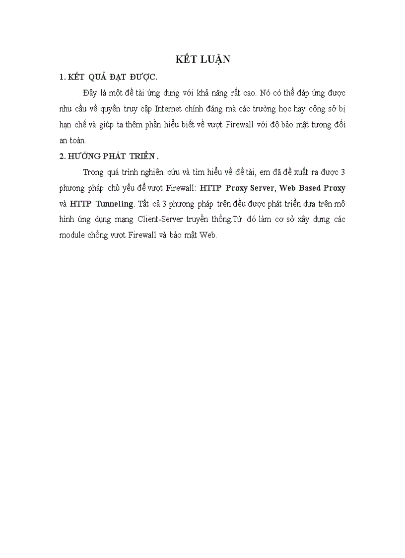 Đồ án các phương pháp vượt firewall 2011 1