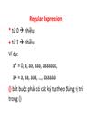 Ngôn ngữ đặc tả hình thức Regular Expression