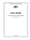 Giáo trình kỹ thuật soạn thảo văn bản pháp luật