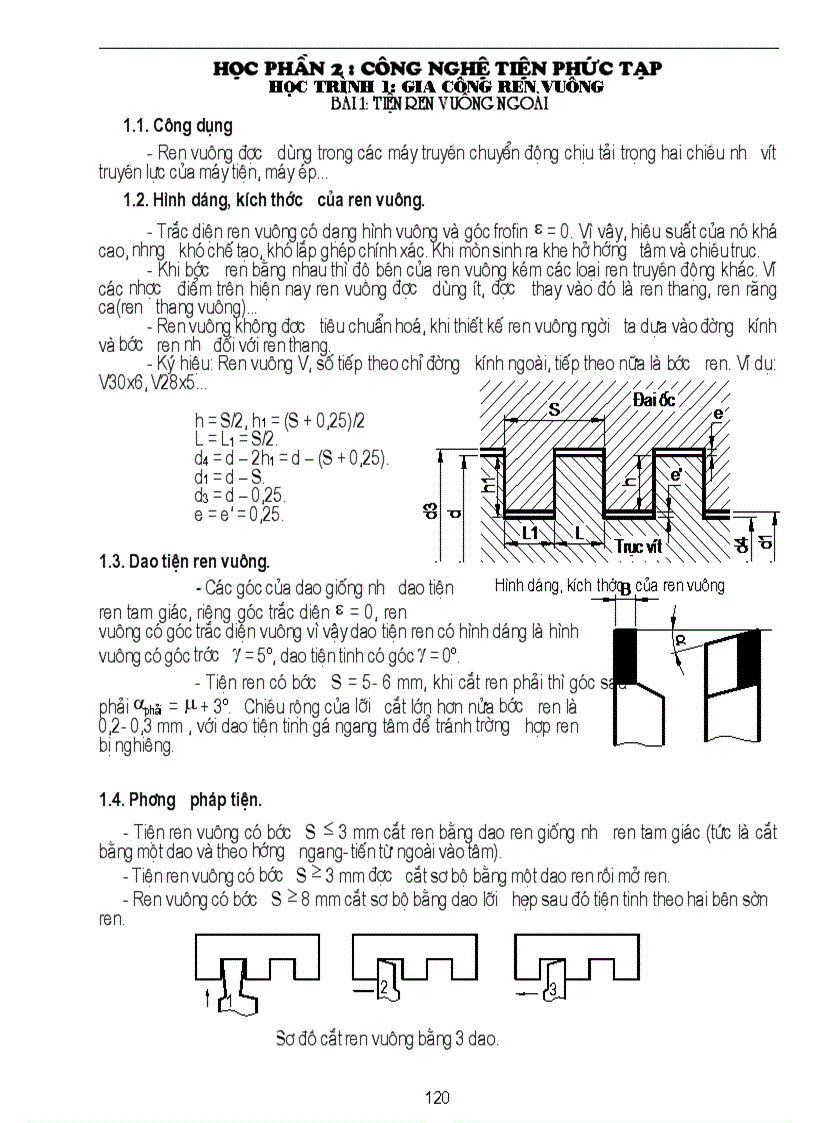 Giáo trình cắt gọt kim loại 1