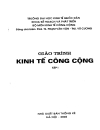 Giáo trình kinh tế công cộng