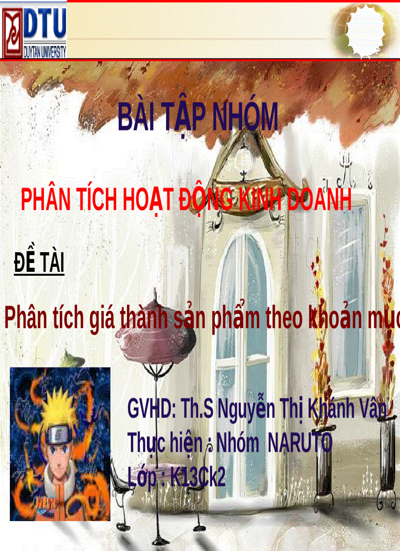 Phân tích hoạt động kinh doanh