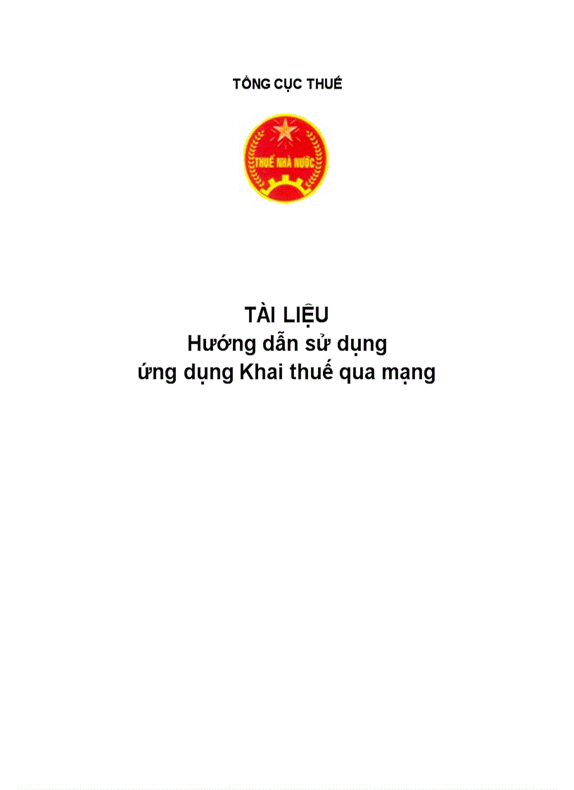 Hướng dẫn kê khai thuế qua mạng