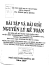 Bài tập và bài giải Nguyên lí kế toán