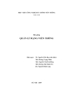 Bài Giảng Quản Lý Mạng Viễn Thông Học Viện Công Nghệ Bưu Chính Viễn Thông