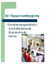 Slide chi tiết marketing ngân hàng