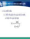 Những vấn đề chung về nghiệp vụ chiết khấu