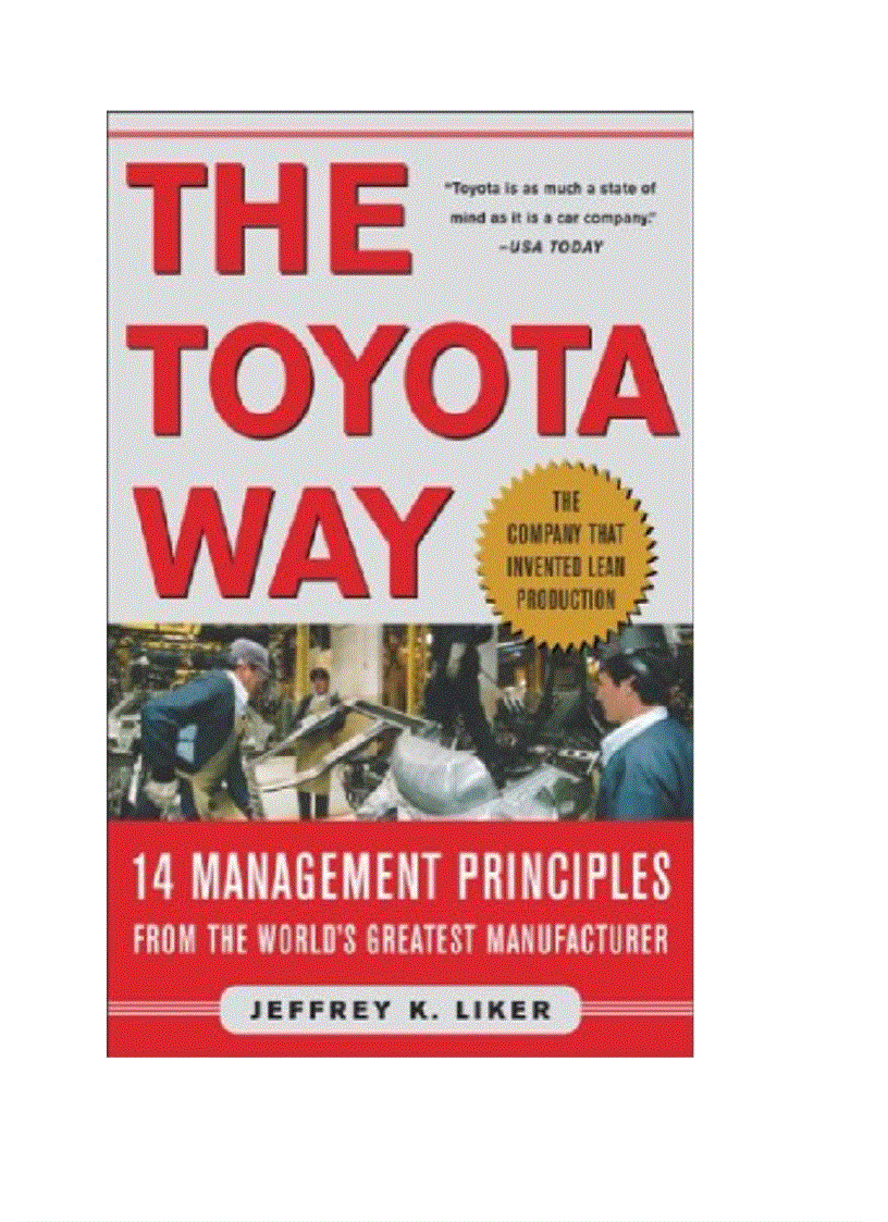 The Toyota Way bản tiếng anh