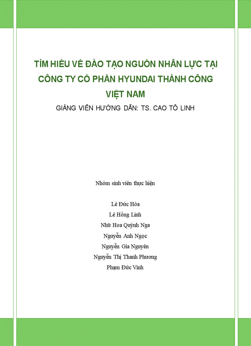 Quy trình tuyển dụng và sử dụng lao động của 1 công ty Quản trị nhân lực