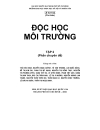 Độc học môi trường Tập 2 phần chuyên đề