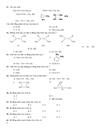 Bài tập hoá hữu cơ