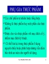 Phụ gia trong chế biến thực phẩm