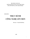 Bài giảng thực hành công nghệ lên men