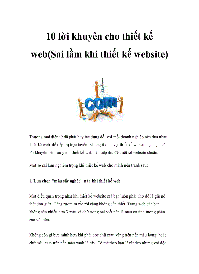 Học cách thiết kế web