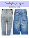 Dry process for denim