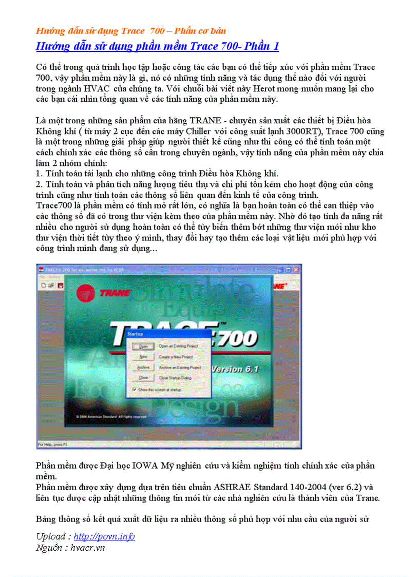Hướng dẫn sử dụng phần mềm Trace 700