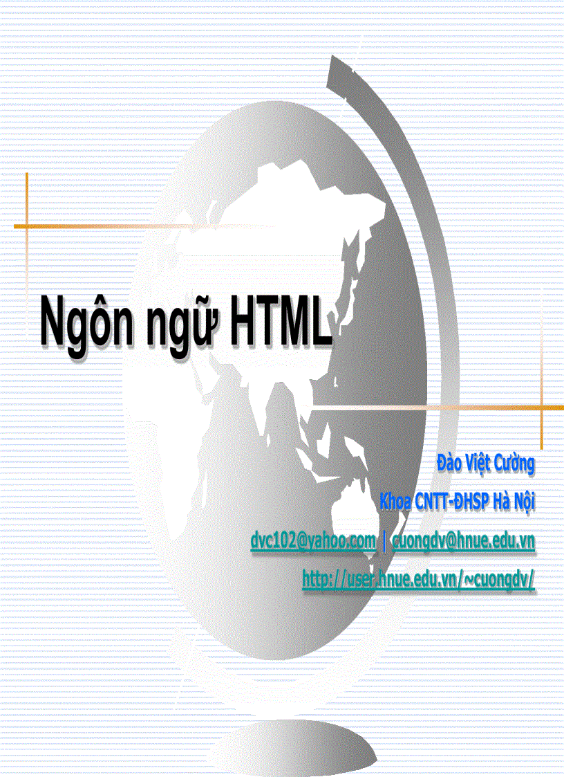 Học Nhanh Ngôn Ngữ HTML