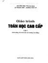 Giáo trình toán cao cấp Phạm Đình Trí