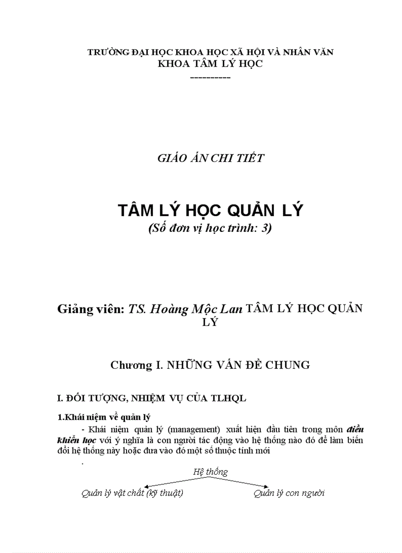 Tâm lý học quản lý cho người lãnh đạo