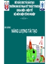 Bài giảng năng lượng tái tạo