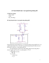 Các loại mạch khuếch đại va Mô phỏng