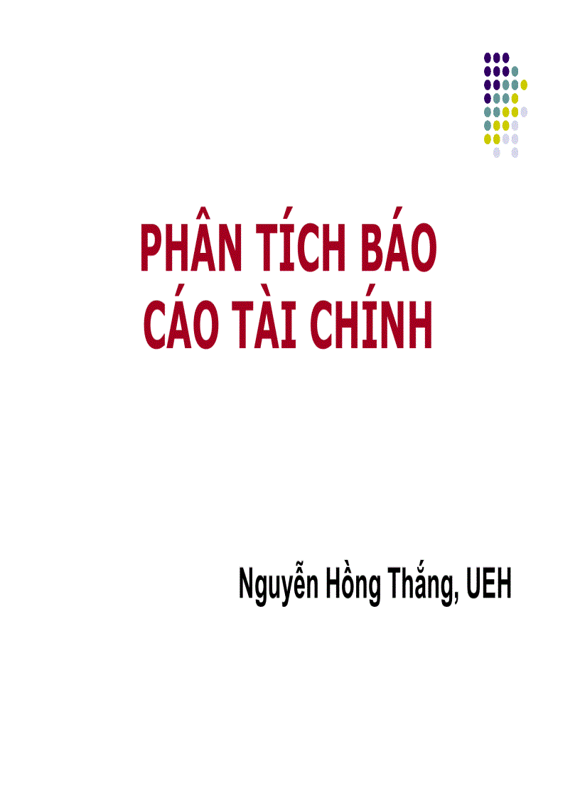 Phân tích báo cáo tài chính 3