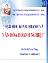 Đạo đức kinh doanh và văn hóa doanh nghiệp