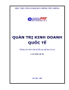 Quản trị kinh doanh quốc tế của Học viện BCVT dành cho hệ đào tạo từ xa