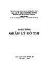 Giáo trình quản lý đô thị